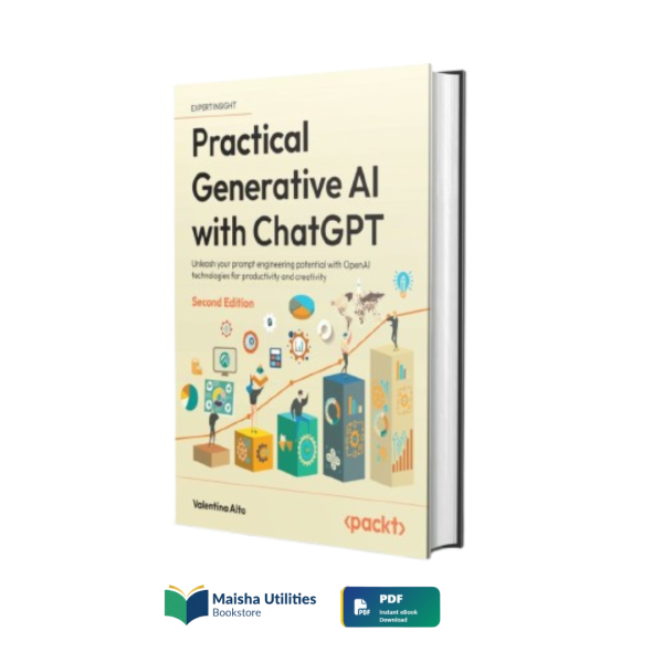 Book cover of Practical Generative AI with ChatGPT by Valentina Alto focusing on AI skills and real-world applications