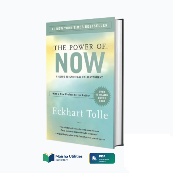the-power-of-now-eckhart-tolle-book-cover.jpg Book cover for “The Power of Now” by Eckhart Tolle about mindfulness and spiritual awakening.